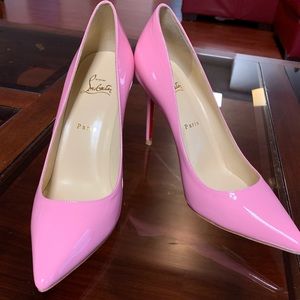 Used Christian Louboutin Pink Pigalle 100 sz 42/12
